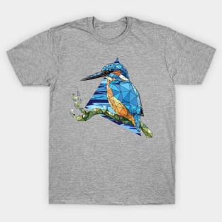 Low poly Kingfisher T-Shirt